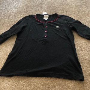Lacoste black top
